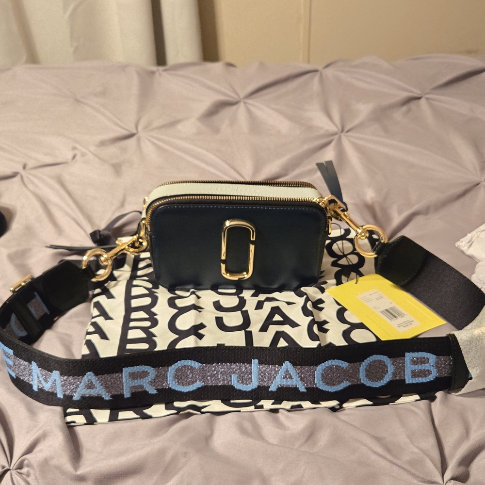Brand New Marc Jacobs "The Snapshot" In Ocean Blue